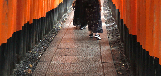 大石撮影 神社参道